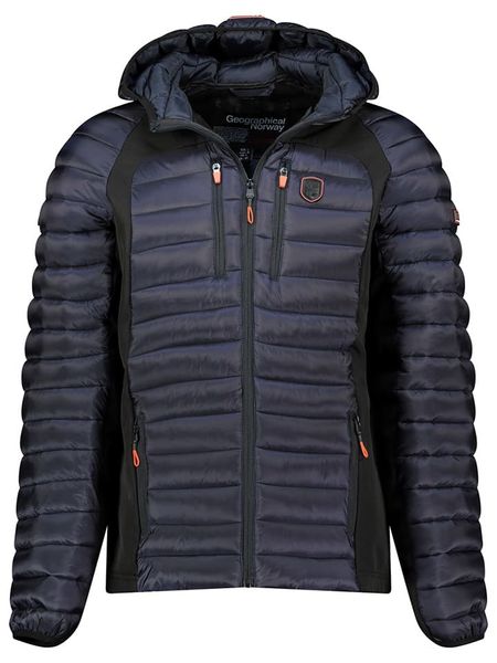 Geographical Norway Kurtka pikowana "Diabolo" w kolorze granatowym rozmiar: L. Niebieskie kurtki męskie Geographical Norway, l, bez wzorów, bez kaptura. Za 244.22 zł.