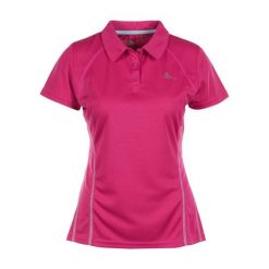 Damska koszulka polo Peak Mountain. Czerwone bluzki damskie Peak Mountain, bez wzorów, bez kołnierzyka, bez ramiączek. W wyprzedaży za 143.00 zł.