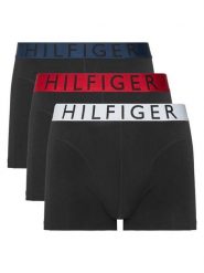 Tommy Hilfiger Komplet bokserek UM0UM03465 Czarny. Czarne bokserki męskie Tommy Hilfiger, bez wzorów, z bawełny. Za 129.99 zł.