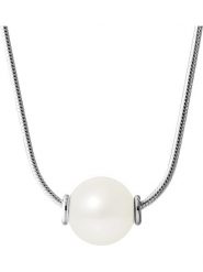 Pearline Srebrny naszyjnik z perłą - dł. 42 cm rozmiar: onesize. Białe naszyjniki damskie Pearline, srebrne. Za 217.99 zł.