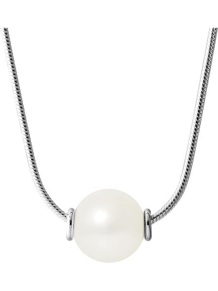 Pearline Srebrny naszyjnik z perłą - dł. 42 cm rozmiar: onesize. Białe naszyjniki damskie Pearline, srebrne. Za 217.99 zł.