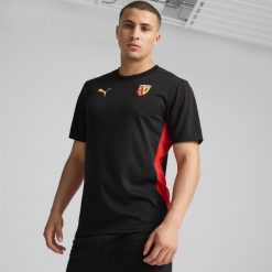 Koszulka treningowa do piłki nożnej Puma RC Lens 24/25. Bluzki damskie Puma, l, bez wzorów, ze lnu, bez kołnierzyka. Za 239.99 zł.