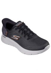 Buty Mężczyzna Skechers Go Walk Flex New World czarny. Czarne buty wizytowe męskie Skechers, z gumy, bez zapięcia. Za 329.99 zł.