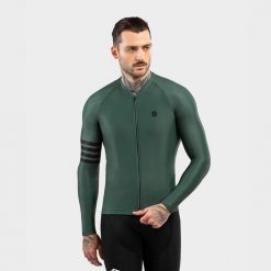 Męska koszulka rowerowa z krótkim rękawem Kolarstwo Siroko M2 Gravel. Zielone t-shirty sportowe męskie SIROKO, l, bez ramiączek, rowerowe. Za 381.00 zł.