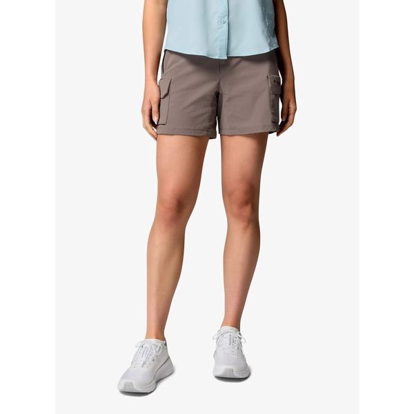 Spodenki damskie Columbia Silver Ridge Elite Short. Brązowe szorty damskie Columbia, bez wzorów, sportowe. Za 346.49 zł.