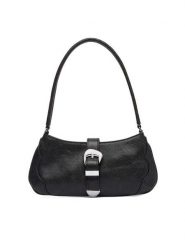 Tommy Jeans Torebka Tjw Cool Leather Shoulder Bag AW0AW18788 Czarny. Czarne torebki klasyczne damskie Tommy Jeans, bez wzorów, z jeansu, bez dodatków. Za 649.99 zł.
