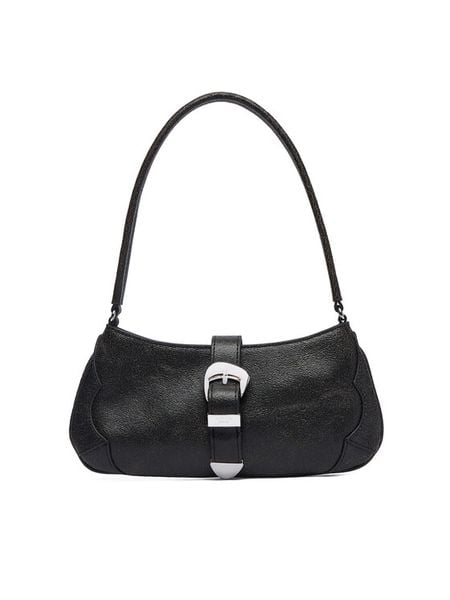Tommy Jeans Torebka Tjw Cool Leather Shoulder Bag AW0AW18788 Czarny. Czarne torebki klasyczne damskie Tommy Jeans, bez wzorów, z jeansu, bez dodatków. Za 584.99 zł.