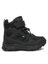 Tommy Hilfiger Śniegowce Fur Boot T1X5-33710-1492 S Czarny. Czarne buty zimowe chłopięce Tommy Hilfiger, z materiału. Za 449.99 zł.