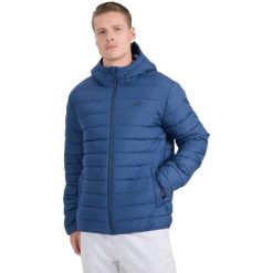 Kurtka męska 4F M598 denim 4FWAW25TDJAM598. Niebieskie kurtki treningowe męskie 4f, m, bez wzorów, z denimu. Za 249.00 zł.