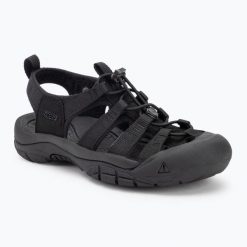 Sandały damskie KEEN Newport H3. Czarne obuwie trekkingowe damskie Keen, bez wzorów, bez obcasa. Za 399.99 zł.