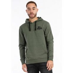 Bluza z kapturem o regularnym kroju Lonsdale Maywick. Czarne bluzy z kapturem męskie Lonsdale, xl, z dresówki. Za 279.00 zł.