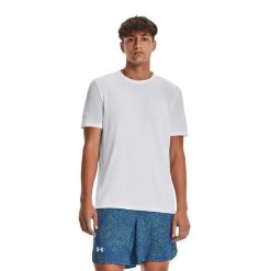 T-shirt do biegania męski Under Armour Seamless Stride. Białe t-shirty męskie Under Armour, m, bez wzorów, bez kołnierzyka. Za 189.99 zł.