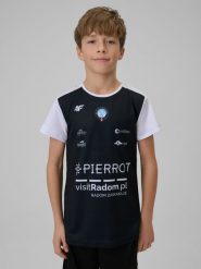 4F Koszulka meczowa replika wyjazdowa z sezonu 2025/26 dziecięca 4F x WKS Czarni Radom - czarna 158/164 (12-14 lat). Czarne koszulki dziewczęce 4f, m, bez wzorów, z dzianiny, bez ramiączek. Za 179.99 zł.