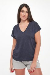 T-shirt damski lniany Arendal ECOALF. T-shirty damskie Ecoalf, xs, bez wzorów, ze lnu, bez kołnierzyka. Za 259.00 zł.