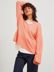 JJXX Sweter Lica 12246506 Pomarańczowy Regular Fit. Brązowe swetry klasyczne damskie JJXX, xl, z syntetyku, bez kołnierzyka. Za 109.99 zł.