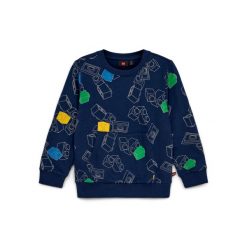 Bluza Dziewczęca LEGO Scout 205 Granatowa. Niebieskie bluzy bez kaptura damskie LEGO, z bawełny. Za 98.99 zł.