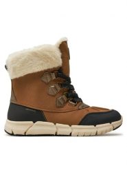 Geox Śniegowce J Flexyper Girl B Ab J46APA 0AU50 C6175 S Brązowy. Brązowe kozaki dziewczęce Geox, ze skóry. Za 399.99 zł.