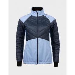 Kurtka do narciarstwa biegowego damska Halti Tripla Hybrid. Niebieskie kurtki damskie Halti, xs, bez wzorów, bez kaptura, narciarskie. Za 844.99 zł.
