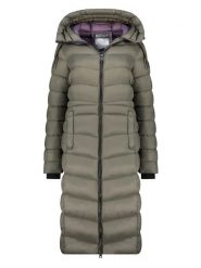 Geographical Norway Płaszcz pikowany w kolorze khaki rozmiar: XL. Brązowe płaszcze damskie Geographical Norway, xl, bez wzorów. Za 320.63 zł.