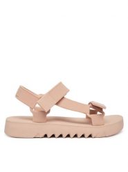 Melissa Sandały Flowing Papete Ad 33908 Różowy. Czerwone sandały damskie Melissa, bez wzorów, z tworzywa sztucznego, bez obcasa, na płaskiej podeszwie. Za 332.99 zł.