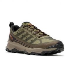 Buty trekkingowe męskie Merrell Speed Eco Wp. Zielone buty trekkingowe męskie MERRELL, z gumy, bez zapięcia, wspinaczkowe. Za 665.00 zł.