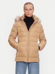 Tommy Hilfiger Kurtka puchowa WW0WW43600 Beżowy Regular Fit. Brązowe kurtki damskie Tommy Hilfiger, m, bez wzorów, z puchu, bez kaptura. Za 909.99 zł.