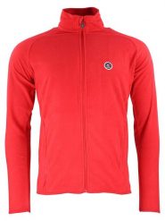 Peak Mountain Kurtka polarowa "Cafonor" w kolorze czerwonym rozmiar: XL. Czerwone kurtki męskie Peak Mountain, xl, bez wzorów, z materiału, bez kaptura. Za 118.84 zł.