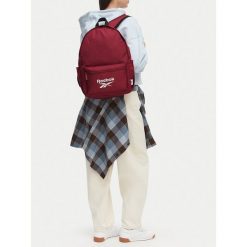 Plecak Reebok. Czerwone plecaki damskie Reebok, bez wzorów, sportowe. Za 69.99 zł.