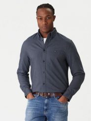 Tommy Jeans Koszula DM0DM22836 Granatowy Regular Fit. Niebieskie koszule męskie Tommy Jeans, l, bez wzorów, z bawełny, bez kołnierzyka, bez ramiączek. Za 329.99 zł.