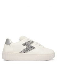 Geox Sneakersy J Mikiroshi Girl J45DVA 054EW C0007 S Biały. Białe buty sportowe dziewczęce Geox, bez wzorów, ze skóry, bez zapięcia. Za 229.99 zł.