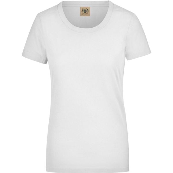 Damska Koszulka Vintage XL z Bawełny - James & Nicholson. Czerwone bluzki damskie XJAGD, m, bez wzorów, z bawełny, bez kołnierzyka. Za 129.99 zł.