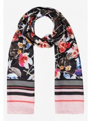 More & More Szal w kolorze jasnoróżowo-czarnym rozmiar: onesize. Czarne szaliki i kominy damskie MORE & MORE, bez wzorów, z materiału. Za 40.45 zł.