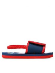 Action Boy Sandały 802299 Granatowy. Niebieskie sandały chłopięce Action Boy, z materiału, bez zapięcia. Za 39.99 zł.