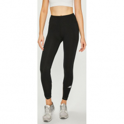 New Balance - Legginsy. Czarne legginsy damskie New Balance, l, bez wzorów, z bawełny. W wyprzedaży za 199.90 zł.