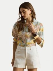 LAUREN RALPH LAUREN Koszula 200P08906001 Kolorowy Relaxed Fit. Koszule damskie Lauren Ralph Lauren, l, bez wzorów, ze lnu, bez kołnierzyka, bez ramiączek. Za 989.99 zł.