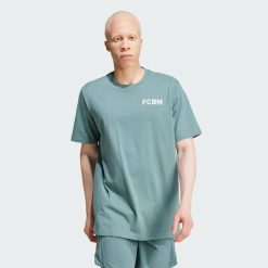 Koszulka FC Bayern Seasonal. Szare t-shirty sportowe męskie Adidas, xl, z bawełny, bez ramiączek, do piłki nożnej. Za 179.00 zł.