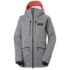 Damska kurtka narciarska Helly Hansen Elevation Infinity 3.0. Szare kurtki narciarskie i snowboardowe damskie Helly Hansen, bez wzorów, bez kaptura, narciarskie. W wyprzedaży za 2,957.00 zł.