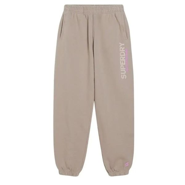 Damskie spodnie dresowe Superdry. Brązowe spodnie sportowe damskie Superdry., s, z bawełny, do biegania. Za 286.95 zł.