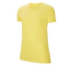Koszulka Kobieta Nike Park 20 żółty. Żółte bluzki sportowe damskie Nike, m, z bawełny, bez kołnierzyka, bez ramiączek. Za 121.10 zł.