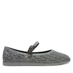 Baleriny Melissa. Szare baleriny damskie Melissa, bez wzorów, bez obcasa. Za 199.99 zł.