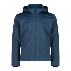 Lekką kurtka z kapturem softshell CMP. Niebieskie kurtki męskie CMP, xl, bez wzorów, z polaru, z kapturem. Za 312.50 zł.