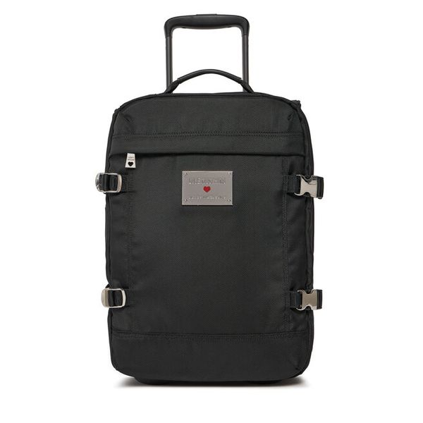 Walizka średnia LOVE MOSCHINO. Czarne walizki Love Moschino, bez wzorów, średnie. Za 649.99 zł.