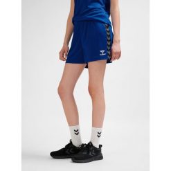 Szorty damskie Hummel autentyczne Pl. Niebieskie szorty damskie HUMMEL, bez wzorów, sportowe. Za 139.00 zł.
