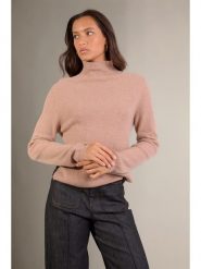 Perfect Cashmere Kaszmirowy sweter "Ruby" w kolorze jasnoróżowym rozmiar: M. Różowe golfy damskie Perfect Cashmere, m, bez wzorów, z kaszmiru, bez ramiączek. Za 413.99 zł.