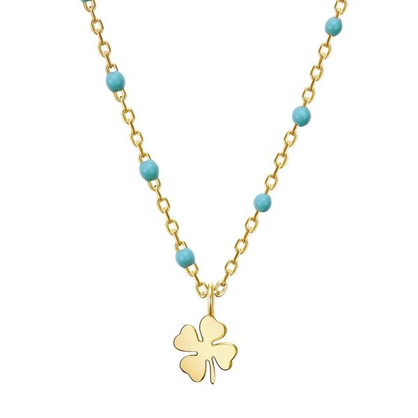 Glanzstücke München Naszyjnik srebrny srebro wysokiej próby żółte złoto Naszyjniki 1 ct Damski. Szare naszyjniki damskie Glanzstücke München, srebrne. Za 249.99 zł.