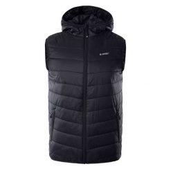 Kamizelka bezrękawnik męski Hi-Tec Sinlus - czarna, Rozmiar XXL. Czarne kamizelki męskie Hi-tec, m. Za 149.99 zł.