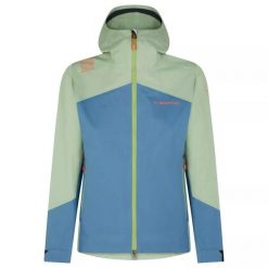 Kurtka turystyczna damska La Sportiva Firestar Evo Shell z membraną 20K. Niebieskie kurtki damskie La Sportiva, bez wzorów, z poliamidu, bez kaptura. W wyprzedaży za 936.00 zł.