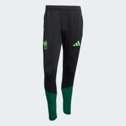 Spodnie treningowe Meksyk 26 Tiro. Czarne spodnie sportowe męskie Adidas, z materiału. Za 279.00 zł.