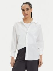Champion Koszula 117204 Biały Oversize. Białe koszule damskie CHAMPION, l, bez wzorów, z bawełny, bez kołnierzyka, bez ramiączek. Za 169.99 zł.