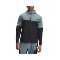 Kurtka dresowa Under Armour TECH UTILITY WOVEN. Czarne kurtki treningowe męskie Under Armour, xl, bez wzorów, z dresówki, na fitness i siłownię. Za 399.65 zł.